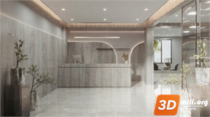 Lobby front desk Skp Files 
